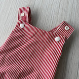 Red Stripe Christmas Playsuit