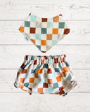 Autumn Check Shorties