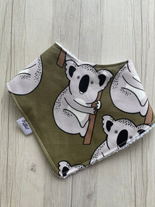 Green Koala Bibs