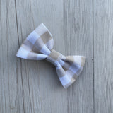 Gingham Fabric Bow