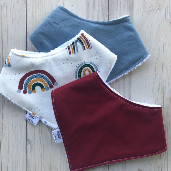 Rust Rainbow Bib