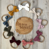 Linen  Bows