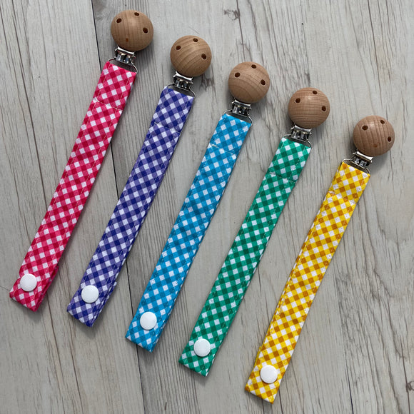 Dummy Clips - Gingham brights