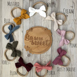 Linen  Bows