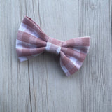 Gingham Fabric Bow