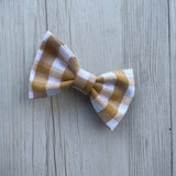 Gingham Fabric Bow