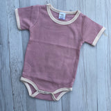 Round Neck Retro Ribbed onesies