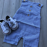 Pinstripe Navy Overalls